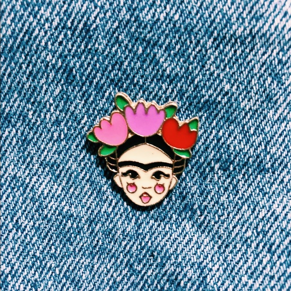 none Accessories - ❗️ LAST ONE ❗️ Frida Kahlo Lapel Pin